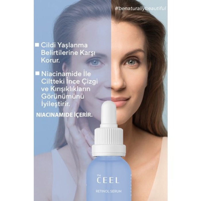 The Ceel Yaşlanma Karşıtı Anti Aging Etkili Bakım Retinol Serum 30 Ml