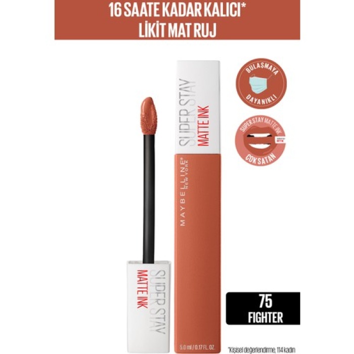 Maybelline Sstay Matte Ink 75 Fıghter