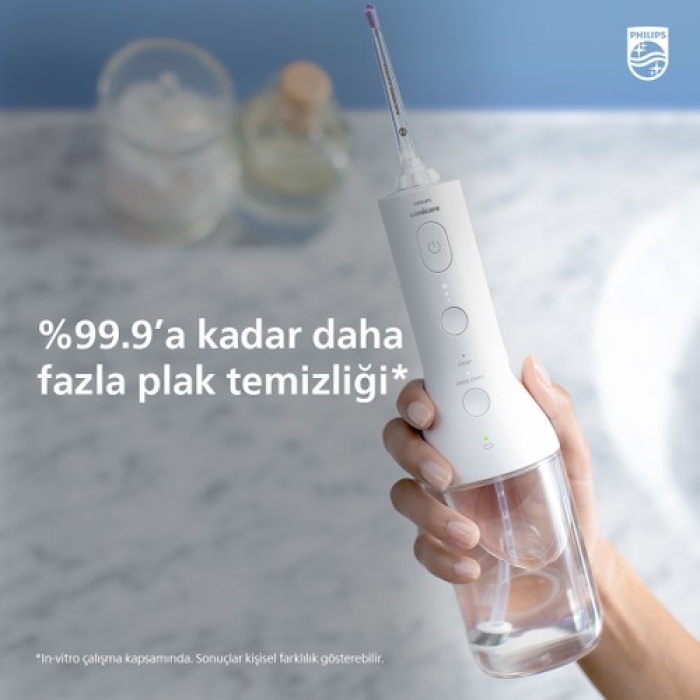 Philips Sonicare Hx3806/31 - Cordless Power Flosser 3000 – Sonic Şarjlı Diş Arası Temizleyicisi