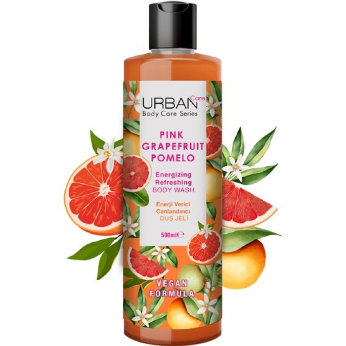 Urban Care Pink Grapefruit & Pomelo Canlandırıcı Ve Nemlendirici Duş Jeli 500 Ml