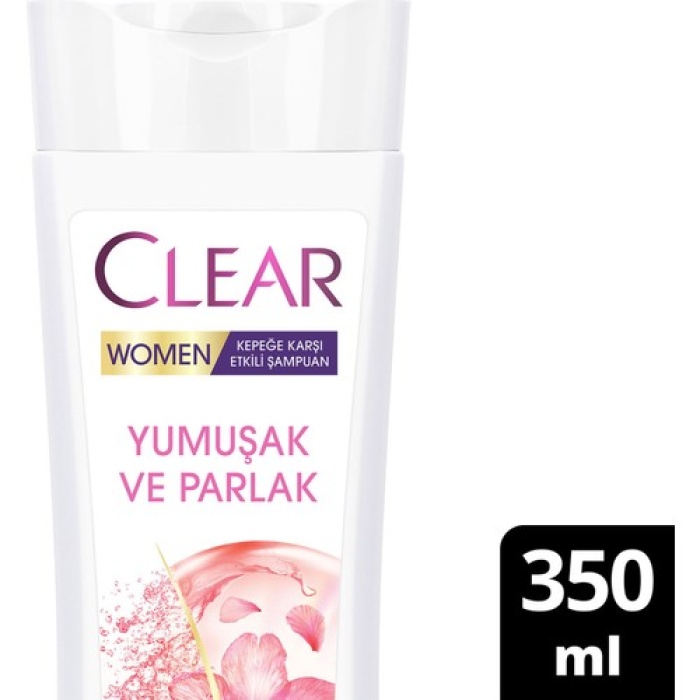 Clear Women Şampuan Yumuşak Ve Parlak Kiraz Çiçeği Esansı Ve Keratin 350ml