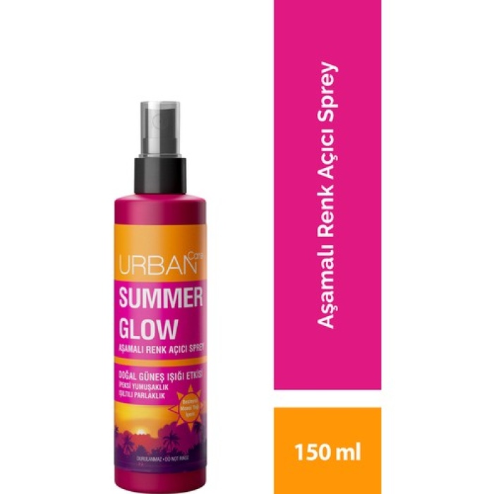 Urban Care Summer Glow Aşamalı Kalıcı Renk Açıcı Saç Spreyi - 150 Ml