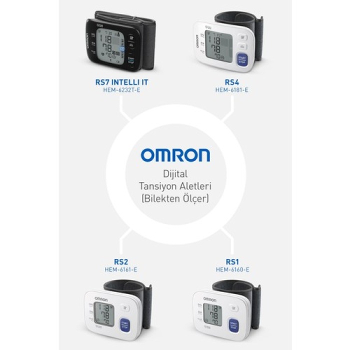 Omron Rs1 Dijital Tansiyon Aleti Bilekten Ölçer