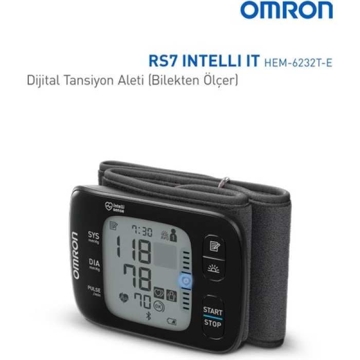 Omron Rs7 Intelli It Hem-6232t-e Bilekten Ölçer Tansiyon Aleti