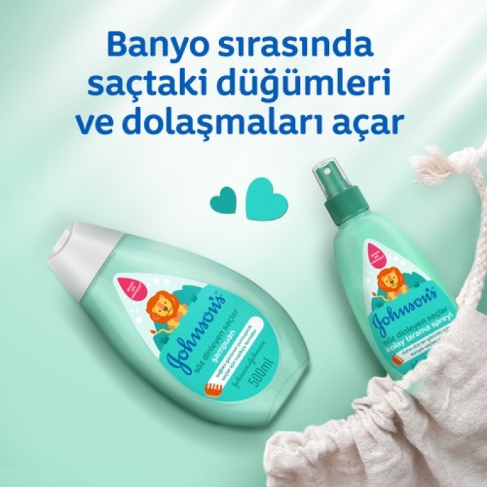 Johnsons Söz Dinleyen Saçlar Bebek Şampuanı 500 Ml