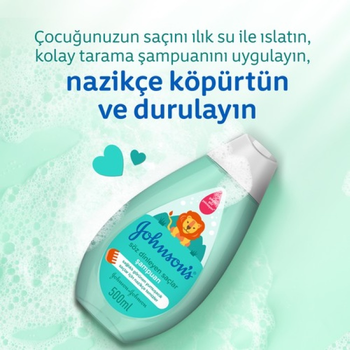 Johnsons Söz Dinleyen Saçlar Bebek Şampuanı 500 Ml