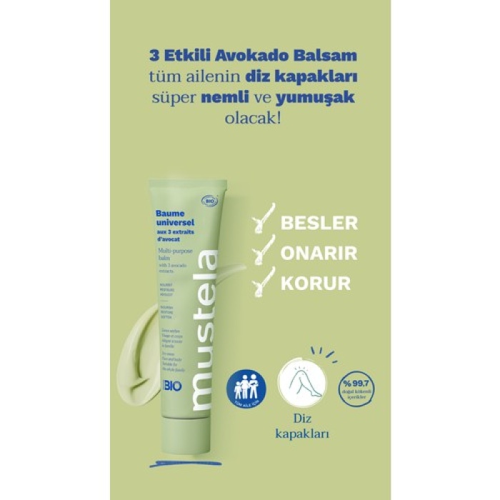 Mustela 3 Etkili Avokado Balsam 75 Ml