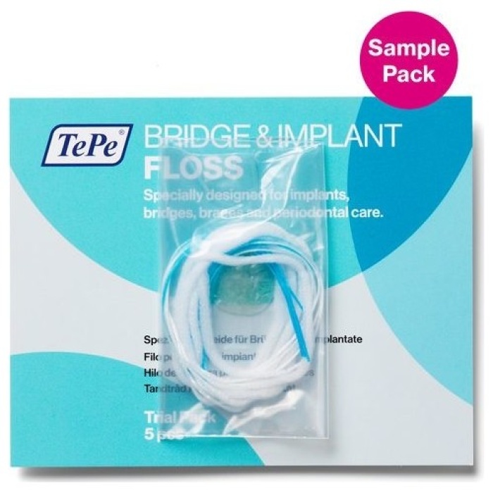 Tepe Bridge Implant Floss 5 Li Diş Ipi