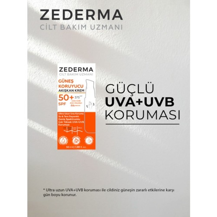 Zederma Güneş Kremi Fluid Spf50+ Ultra Yüksek Koruma 50ml