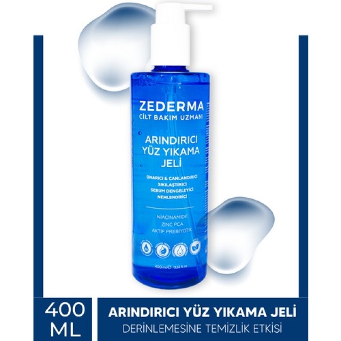 Zederma Arındırıcı Yüz Yıkama Jeli 400ml