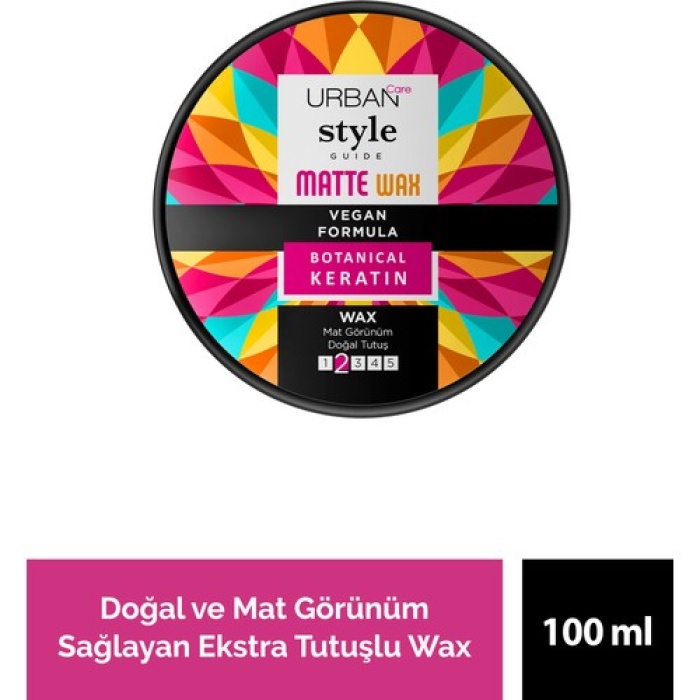 Urban Care Style Guide Doğal Ve Mat Görünüm Sağlayan Wax - Esnek Tutuş - Vegan - 100 Ml