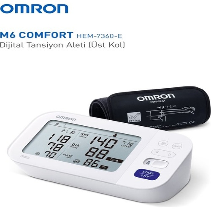 Omron M6 Comfort Hem-7360-e Dijital Koldan Ölçer Tansiyon Aleti