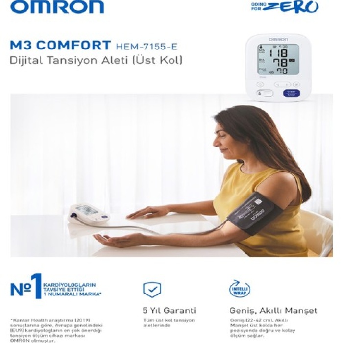 Omron M3 Hem-7155-e Comfort Tansiyon Aleti