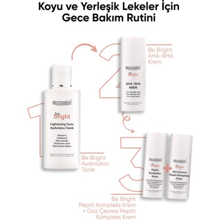 Dermoskin Be Bright Göz Çevresi Peptit Kompleks Krem 15 Ml