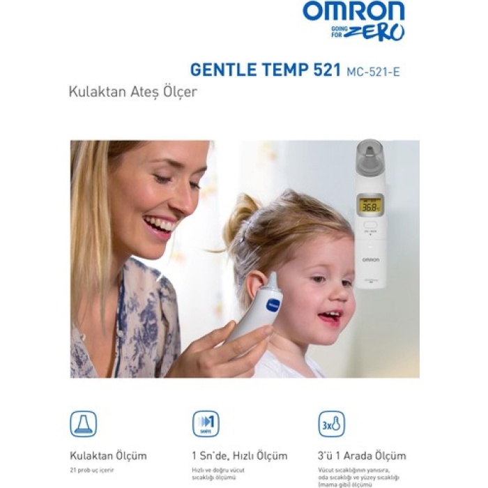 Omron Mc-521 Kulaktan Ateş Ölçer