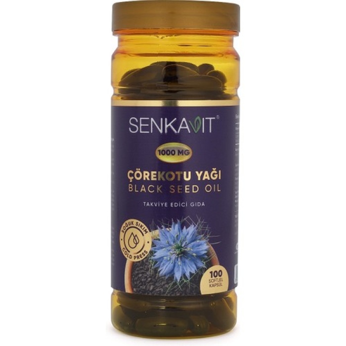 Senkavıt Bıtkısel Corekotu Yagı Softjel 1000 Mg 100 Kapsul