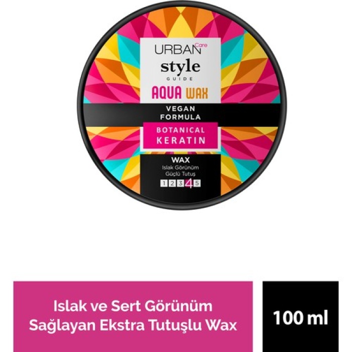 Urban Care Style Guide Islak Görünüm Sağlayan Wax - Güçlü Tutuş - Vegan - 100 Ml