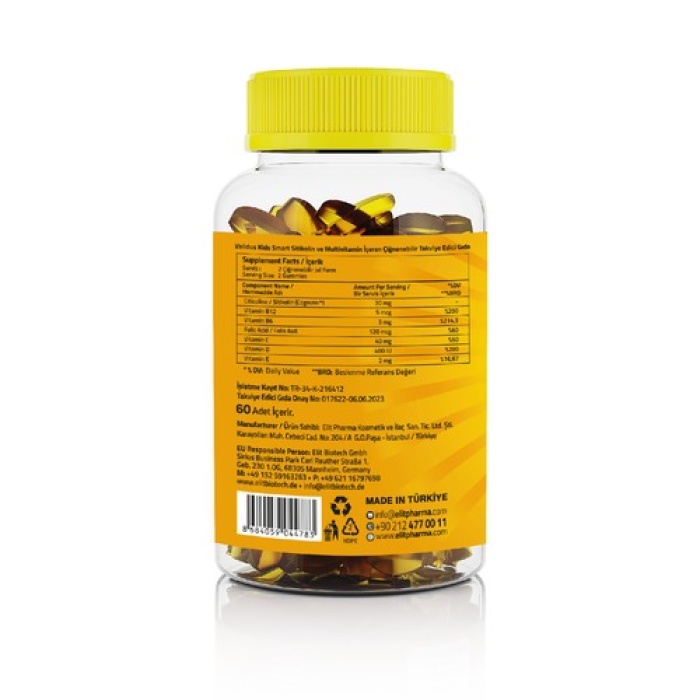 Validus Kids Smart Cognizin Sitikolin 60 Gummies