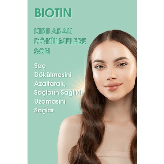 Saç Vitamini Biotin & Kafein Yeşilmarka