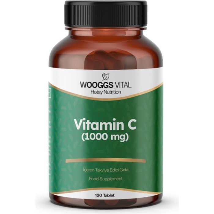 Woogss Vital Vitamin C (1000 Mg) Takviye Edici Gıda 120 Tablet