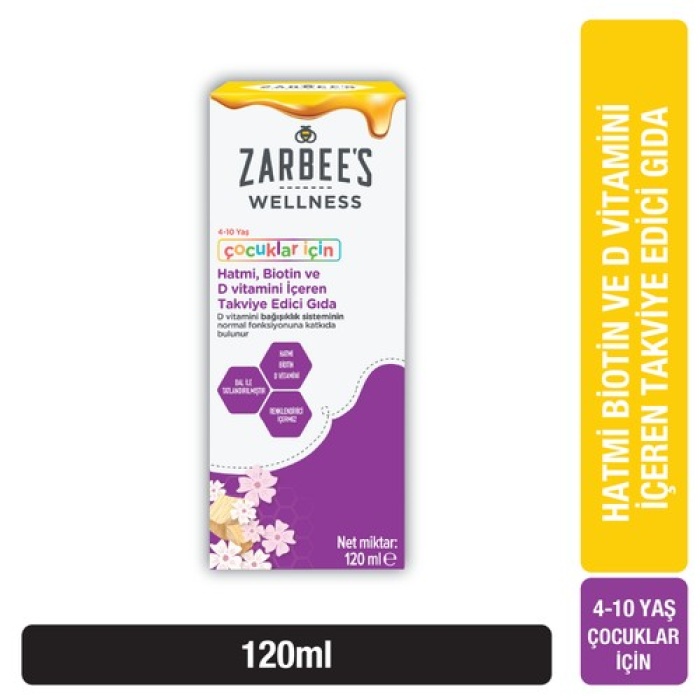 Zarbees Wellness Hatmı Bıotın D Vıtamını 120 M