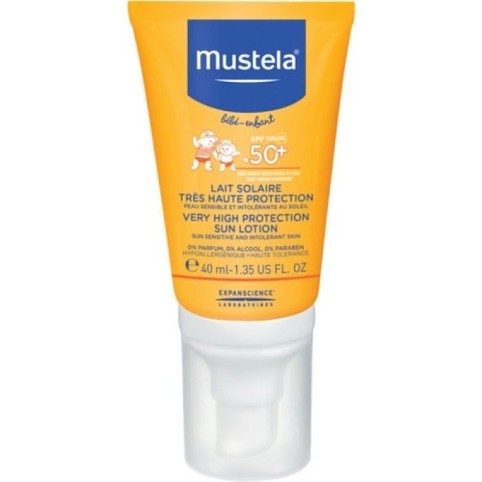 Mustela Çok Yüksek Koruma Faktörlü Güneş Losyonu Spf 50+ 40 Ml