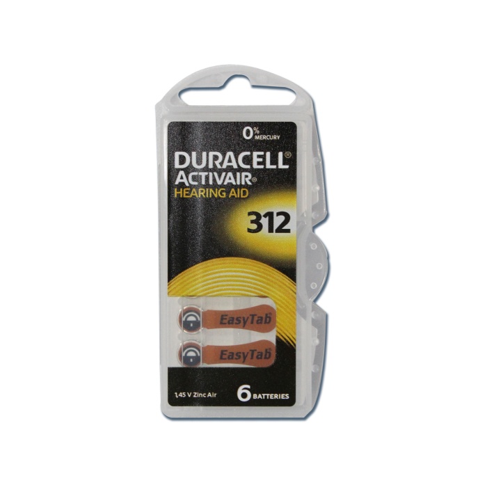 Duracell İşitme Cihazı Pilli No:312