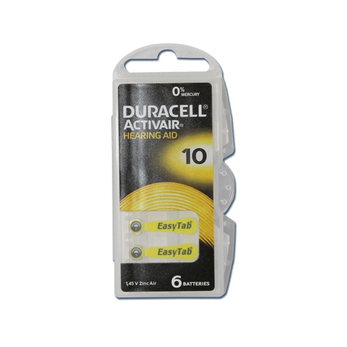 Duracell İşitme Cihazı Pilli No:10