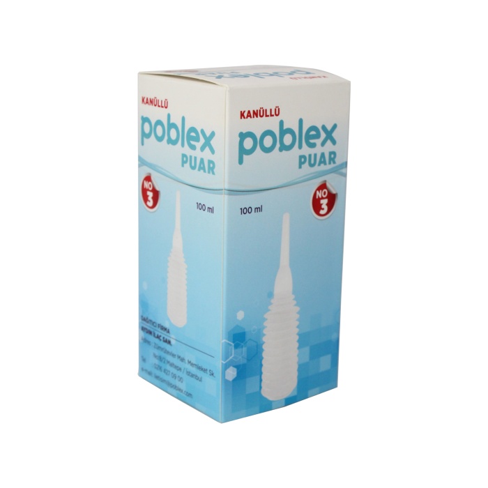 Poblex Puar No:3 Kanullu 100ml