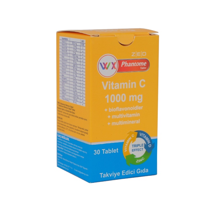 Phantome 1000 Mg Vıtamın C 30 Tb