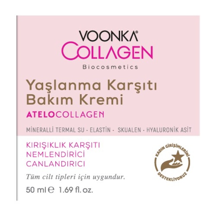 Voonka Biocosmetics Yaşlanma Karşıtı Bakım Kremi 50 Ml