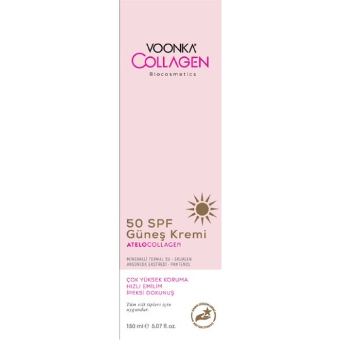 Voonka Biocosmetics 50 Spf Güneş Kremi 150 Ml