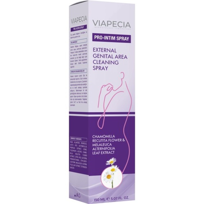 Viapecia Pro-ıntim Spray Dış Genital Bölge Koruma Ve Temizleme Spreyi 150 Ml