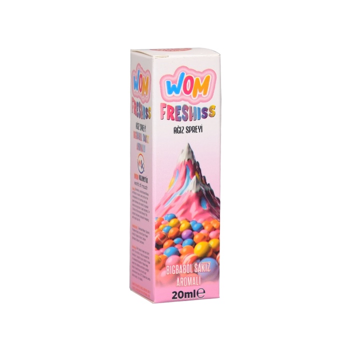 Wom Freshıss Ağız Spreyi 20 Ml Bıgbabol Sakız