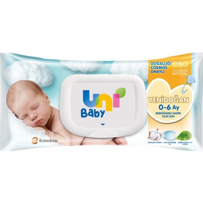 Uni Baby Yenidoğan Islak Mendil 40lı 1 Paket