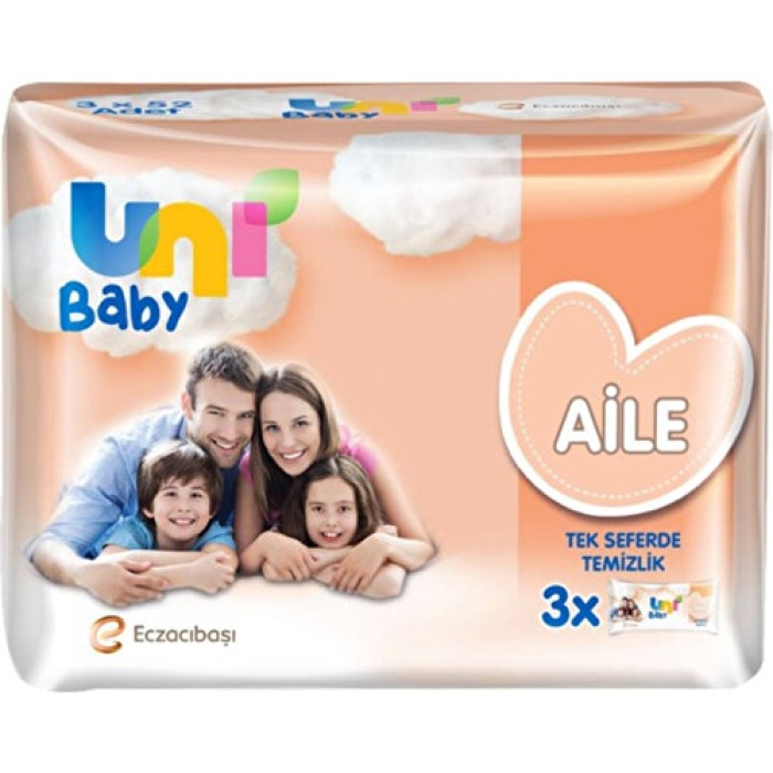 Uni Baby Aile Islak Mendil 3 X 52 Adet