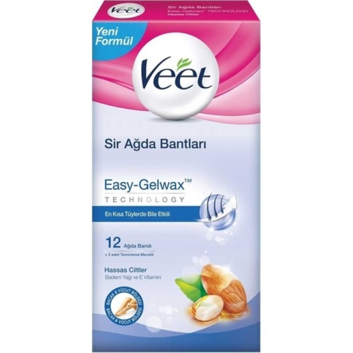 Veet Ağda Bandı Profesyonel Hassas 12li