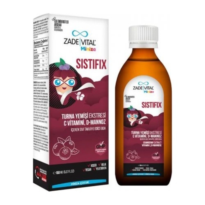 Zade Vital Miniza Sistifix Sıvı 150 Ml