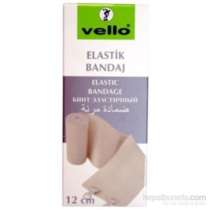 Vello Elastik Bandaj 12 Cm