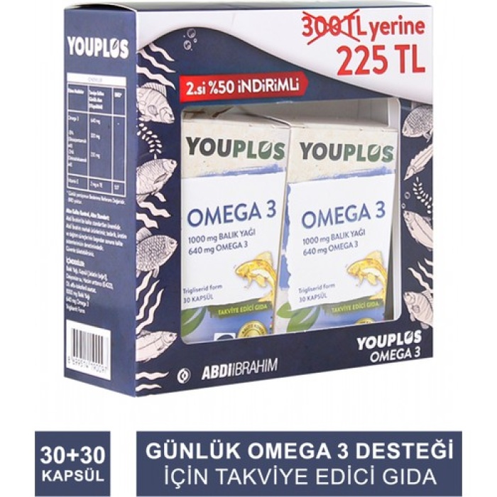 Youplus Omega-3 Kofre 1+1