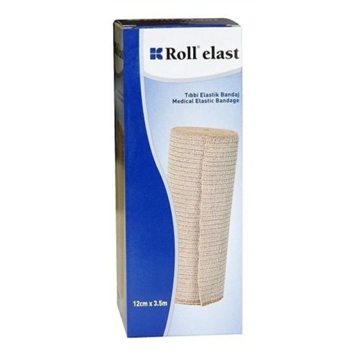 Elast Ten Rengi Tıbbi Elastik Bandaj 12cmx3.5 M