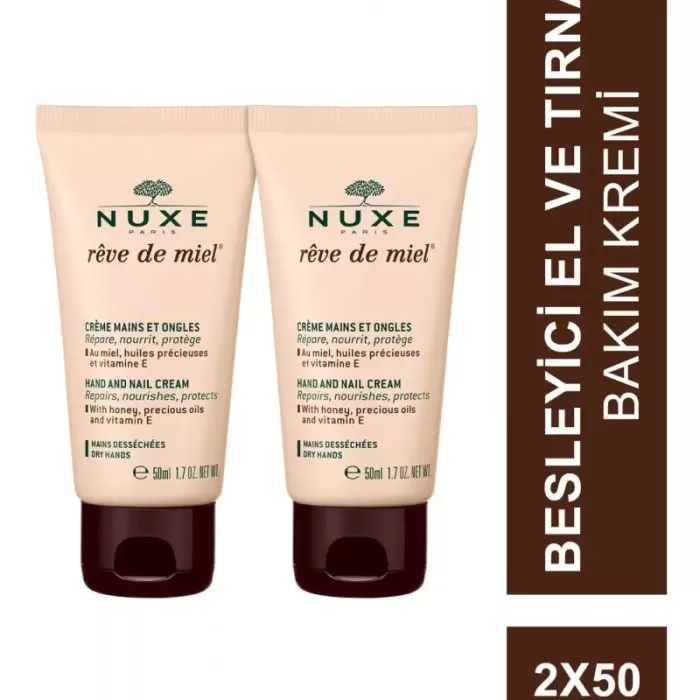 Nuxe Reve de Miel Creme Mains et Ongles 2x50 ml