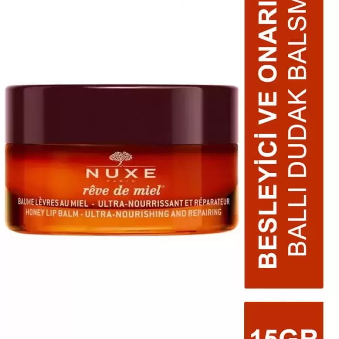 Nuxe Reve de Miel Baume Levres Besleyici ve Onarıcı Ballı Dudak Balsamı 15 gr