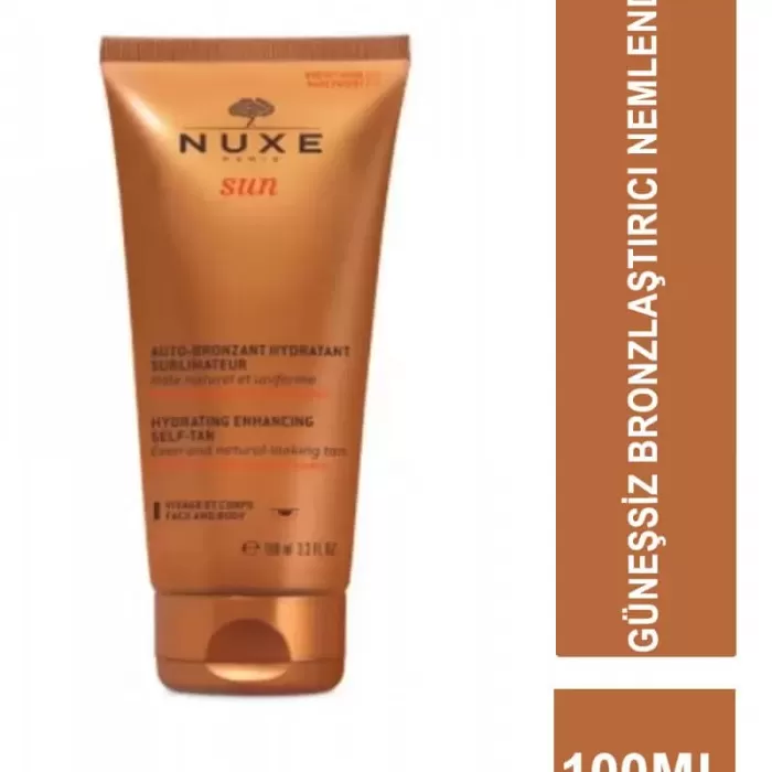 Nuxe Sun Auto-Bronzant Güneşsiz Bronzlaştırıcı Nemlendirici Krem 100 ml