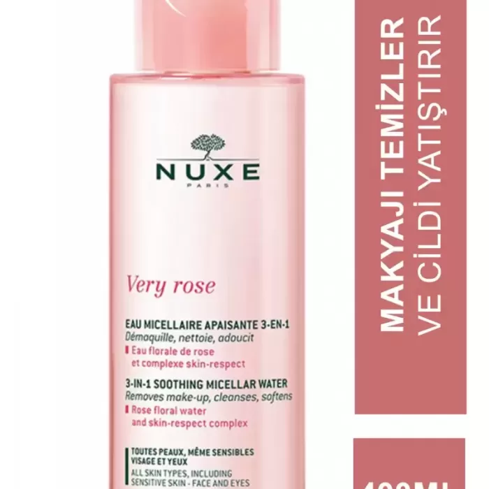 Nuxe Very Rose 3 in 1 Temizleme Suyu 400 ml