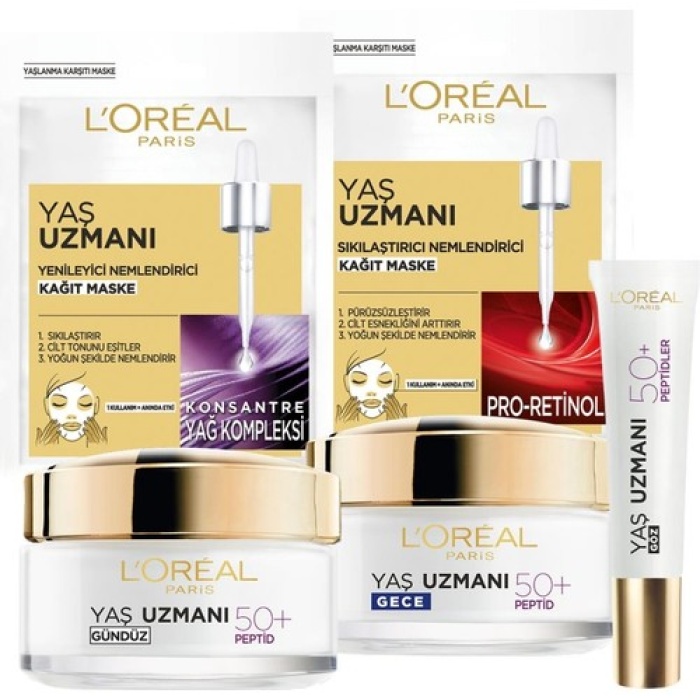 Loréal Paris Loréal Parisyaş Uzmanı Yenileyici Kağıt Maske 50+
