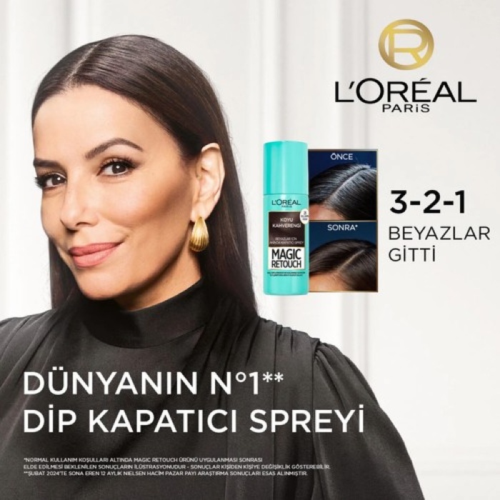 Loréal Paris Magic Retouch Beyaz Dipleri Kapatici Sprey - Kahverengi