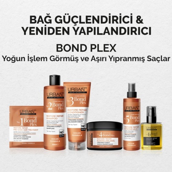 Urban Care No.6 Bond Plex Restore Repair Yıpranma Karşıtı Serum Saç Bakım Yağı 75 Ml - Vegan