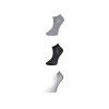 TOPTANBULURUM Siyah Gri ve Beyaz Kadın Bilek Çorap 3 çift