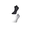 TOPTANBULURUM Siyah ve Beyaz Kadın Bilek Çorap 15 çift